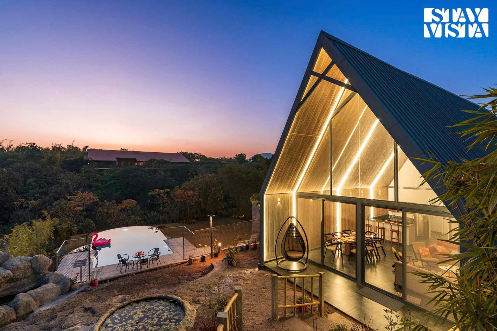 Stayvista'S Celeste Villa - Hill-View Retreat With Infinity Pool Nashik Exterior foto